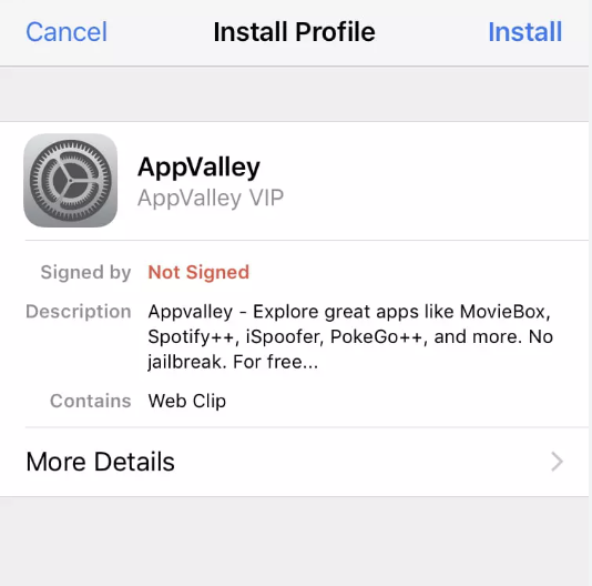 Install AppValley - BeeTV